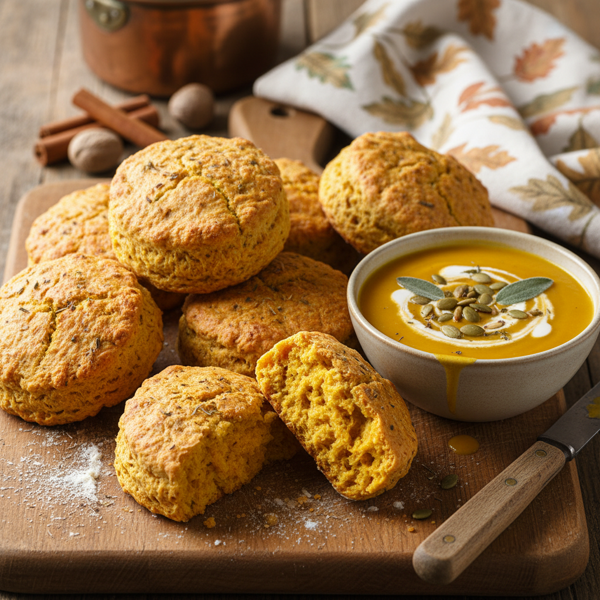 Simple Pumpkin Soup Scones recipe