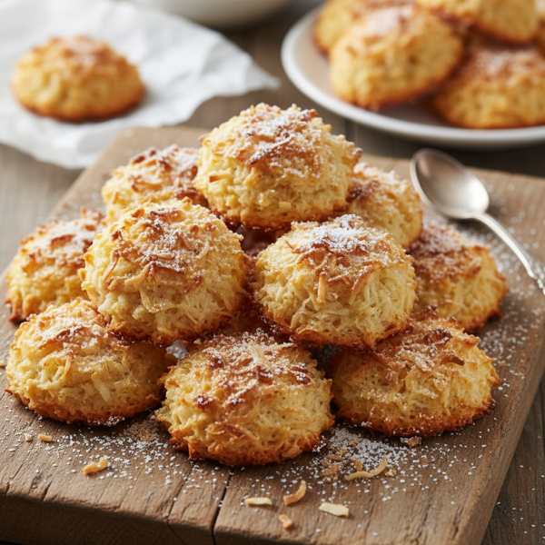 Simple Toasted Coconut Macaroons recipe