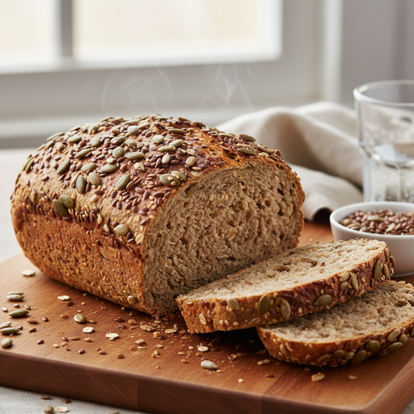 Simplified Seeded Whole Grain Bread recipe