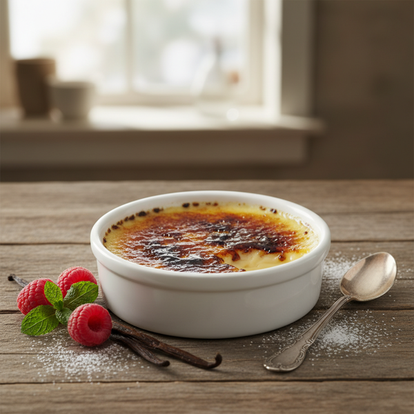 Simplified Vanilla Creme Brulee recipe