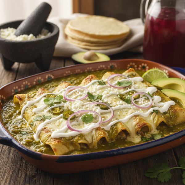 Sister-in-Law's Enchiladas Verdes: A Taste of Mexico City recipe