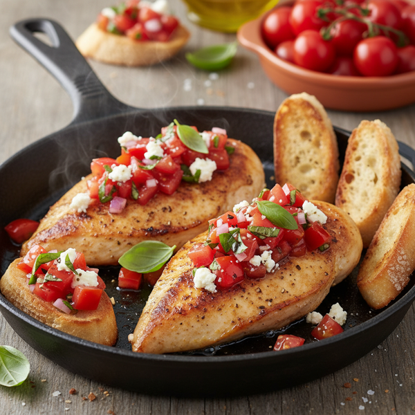 Sizzle & Serve Bruschetta Chicken recipe