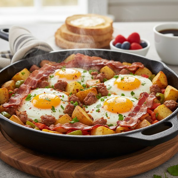 Sizzling Breakfast Skillet Delight recipe