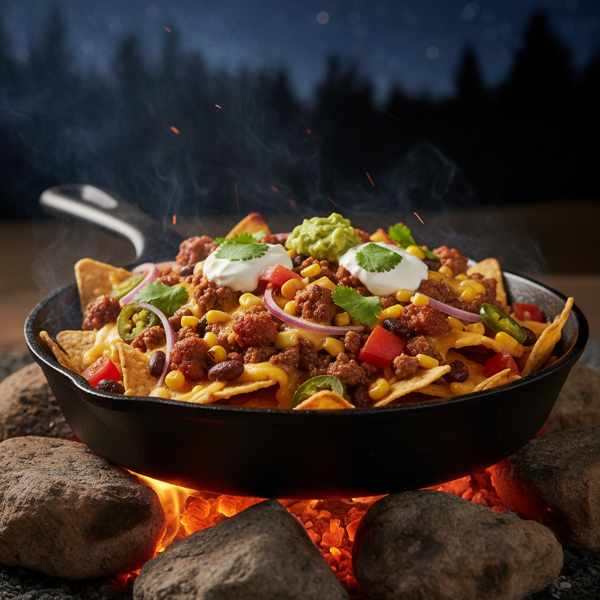 Sizzling Campfire Taco Nachos recipe