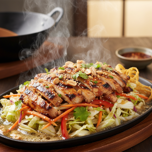 Sizzling Chinese Chicken Salad recipe