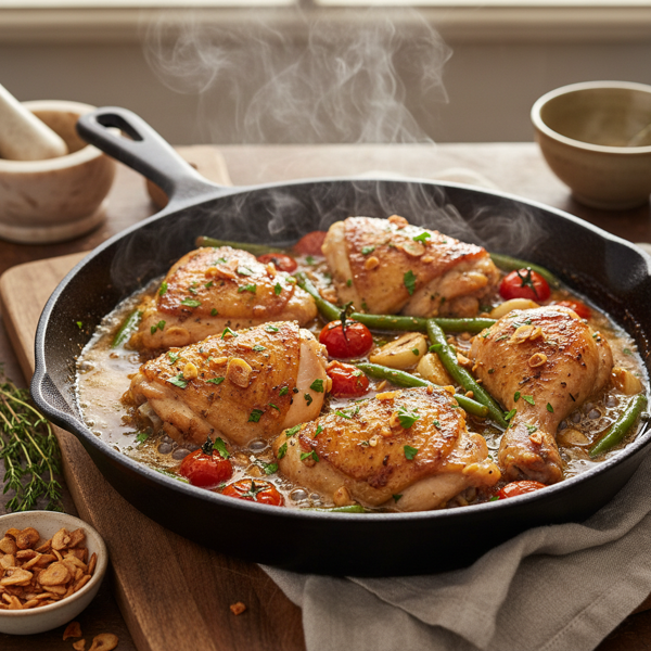 Sizzling Garlic Chicken Delight recipe