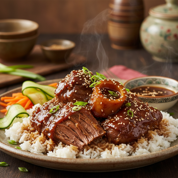 Slow-Cooked Asian Glazed Beef recipe
