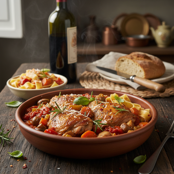 Slow-Cooked Chicken Cacciatore Delight recipe
