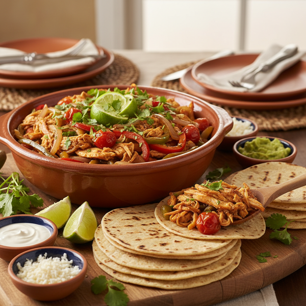 Slow-Cooked Chicken Fajitas Fiesta recipe