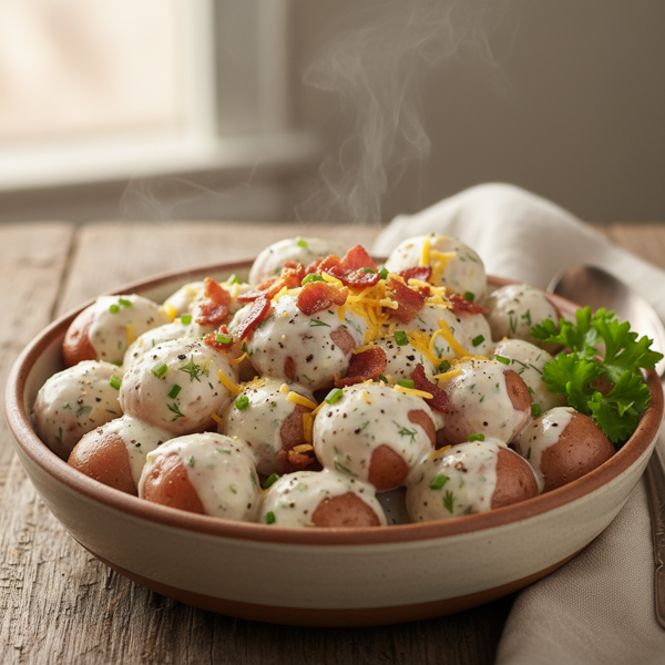 Slow-Cooked Creamy Ranch Red Potatoes recipe