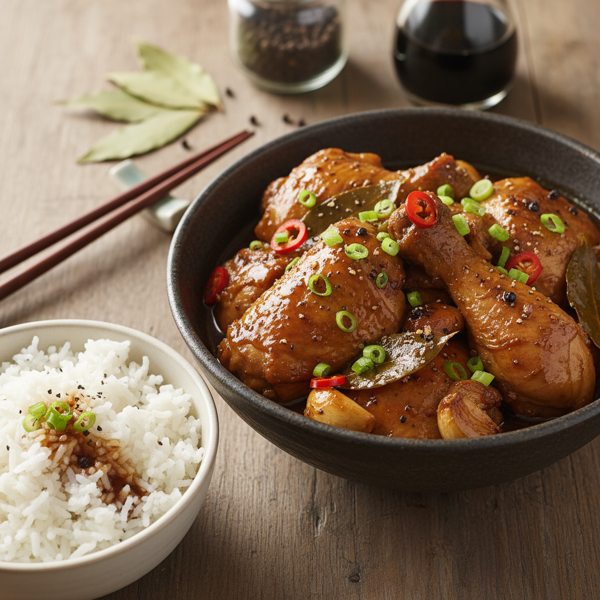 Slow-Cooked Filipino Chicken Adobo recipe