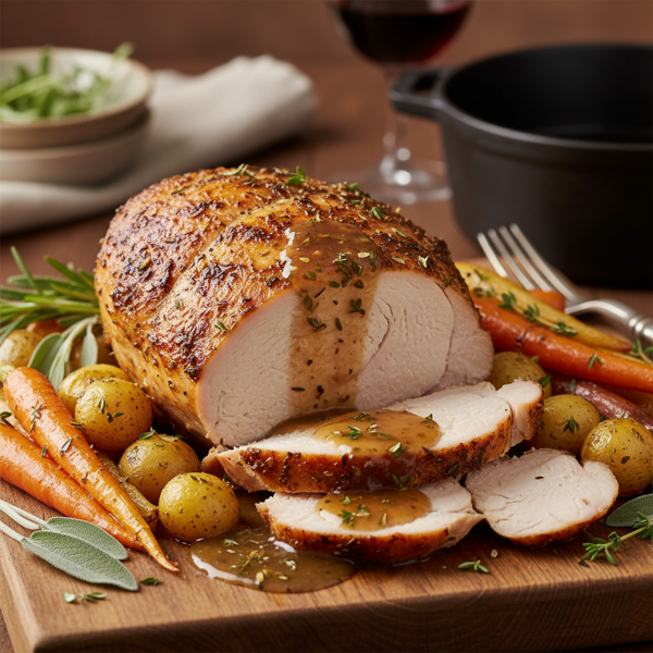 Slow-Cooked Herb-Infused Turkey Breast recipe