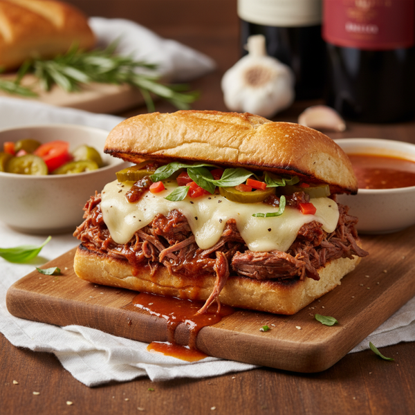 Slow-Cooked Italian Beef Delight recipe