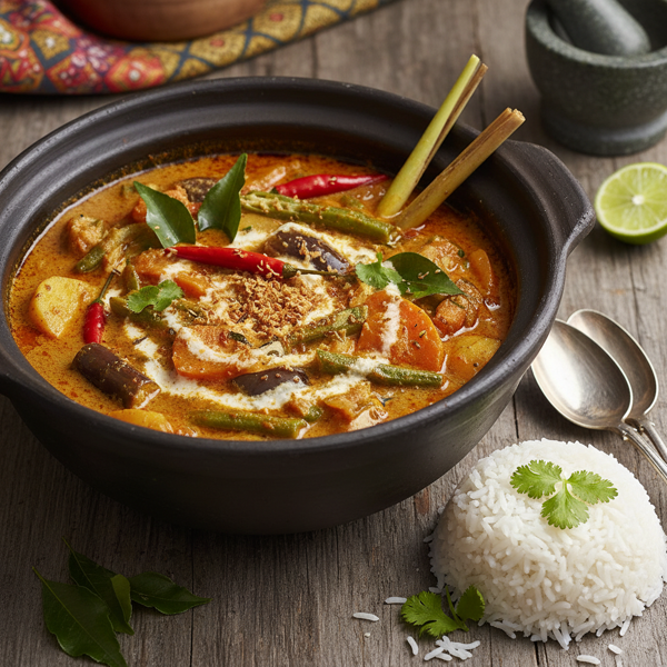 Slow-Cooked Malaysian Vegetable Curry recipe