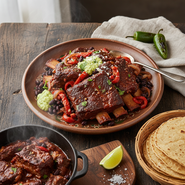 Slow-Cooked Mexican Beef Short Ribs recipe