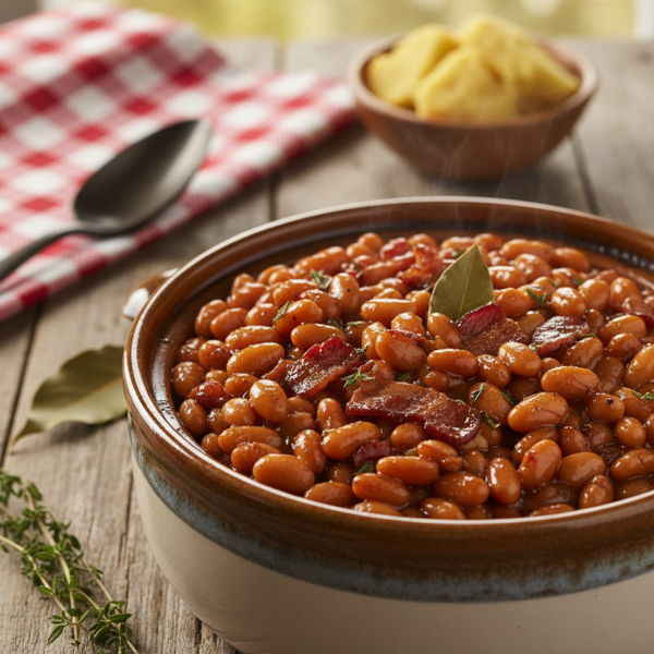 Slow-Cooked New England Baked Beans recipe