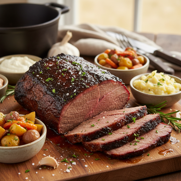 Slow-Cooked Savory Beef Brisket recipe