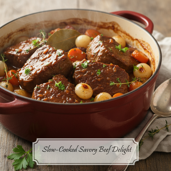 Slow-Cooked Savory Beef Delight recipe
