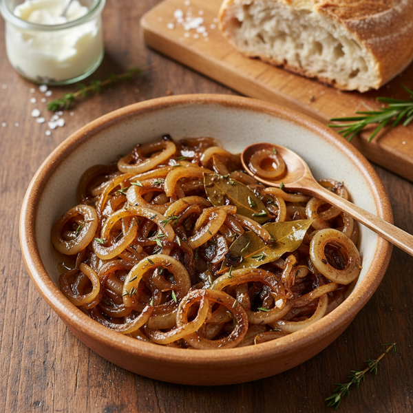 Slow-Cooked Savory Onion Confit recipe