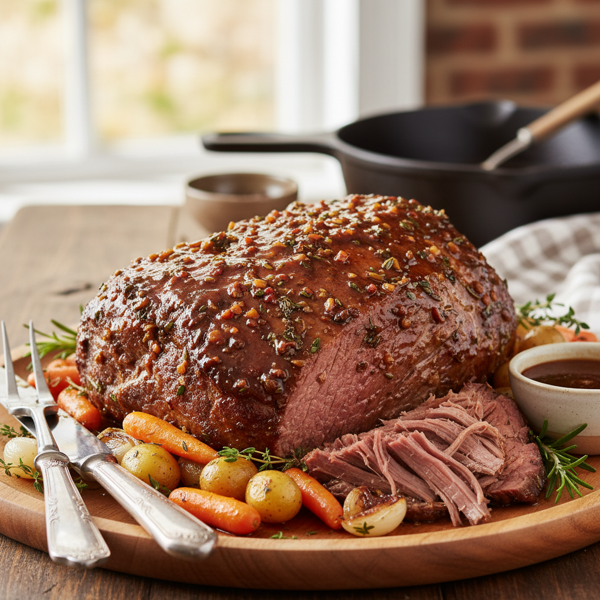 Slow-Cooked Savory Rump Roast recipe