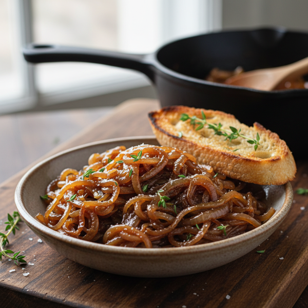 Slow-Cooked Sweet Caramelized Onions recipe