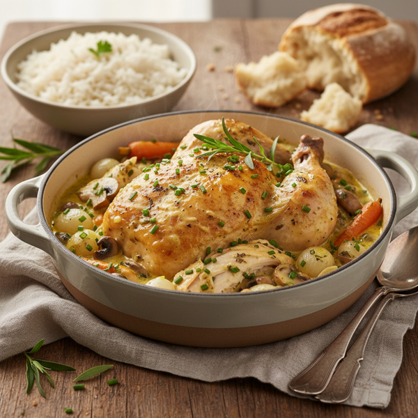 Slow-Cooked Tarragon Chicken Delight recipe