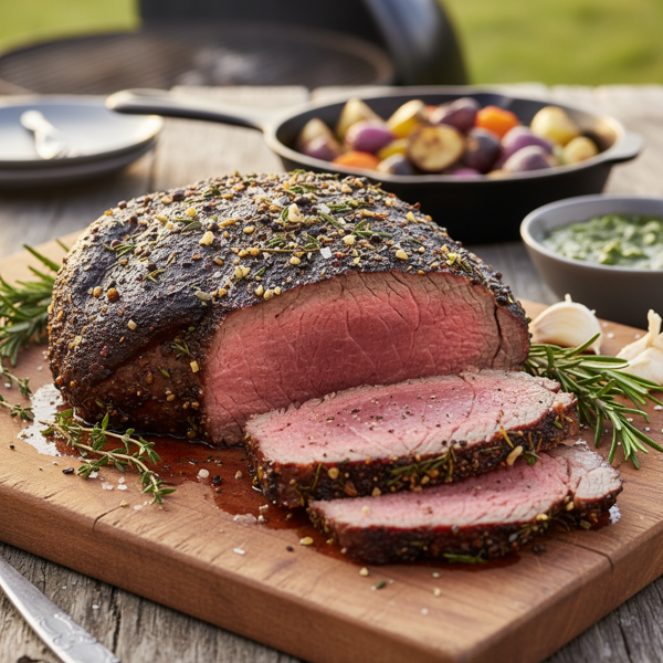 Slow-Grilled Herb-Infused Tri-Tip Roast recipe
