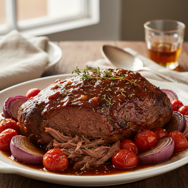 Slow Cooker Beef Roast with Tomato Madeira Infusion recipe