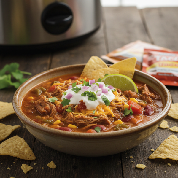 Slow Cooker Beef Taco Stew recipe
