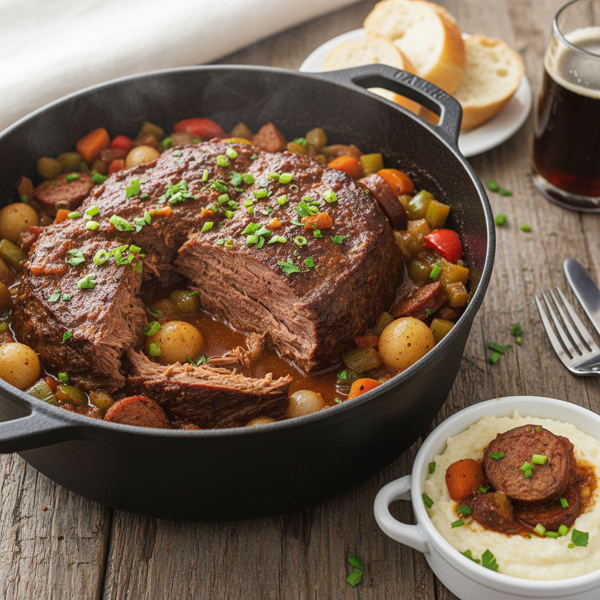 Slow Cooker Cajun-Style Pot Roast recipe