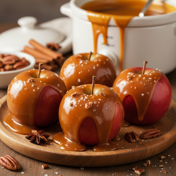 Slow Cooker Caramel-Dipped Apples recipe