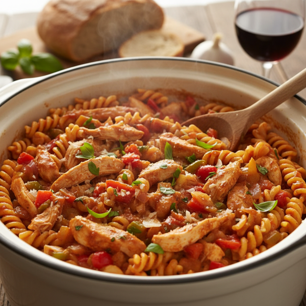 Slow Cooker Chicken Pasta Sauce Delight recipe