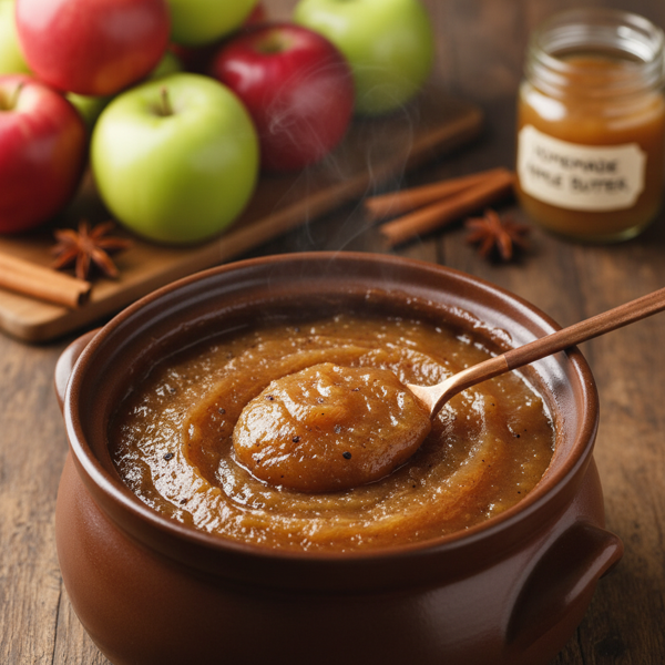 Slow Cooker Cinnamon Spice Apple Butter recipe