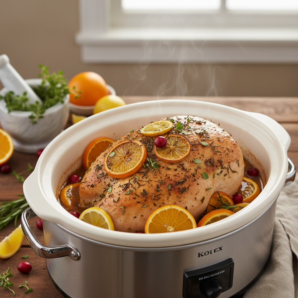 Slow Cooker Citrus-Herb Turkey Breast recipe