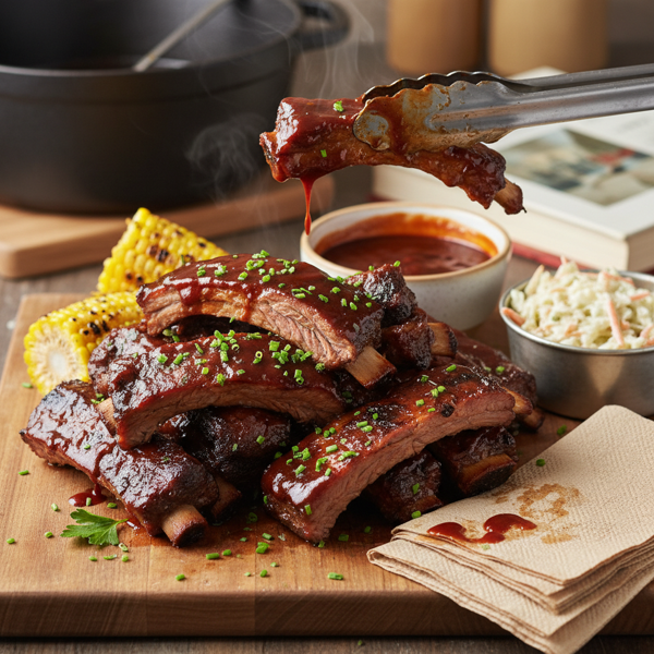 Slow Cooker Finger-Licking BBQ Beef Ribs recipe