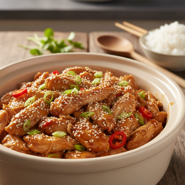 Slow Cooker Honey Sesame Chicken recipe