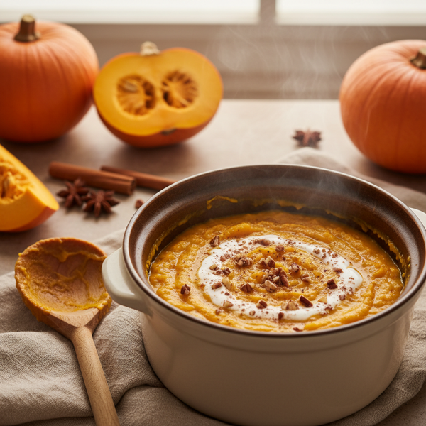 Slow Cooker Pumpkin Puree recipe