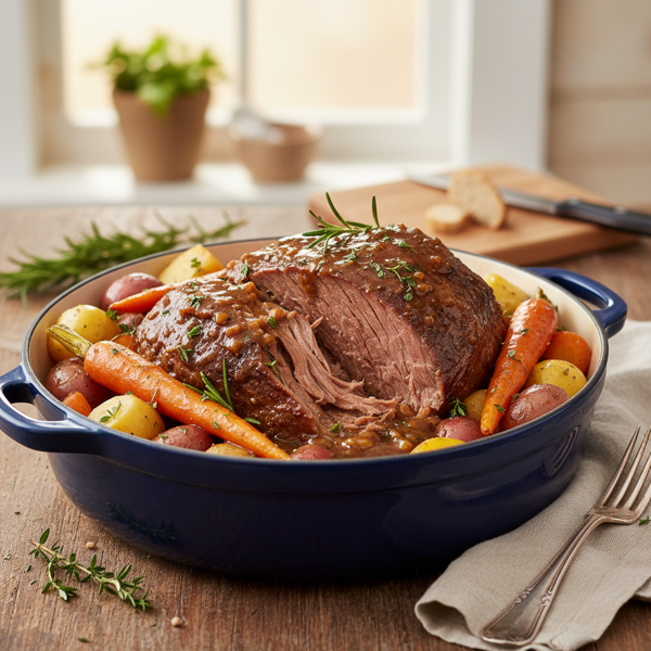 Slow Cooker Savory Chuck Roast Delight recipe