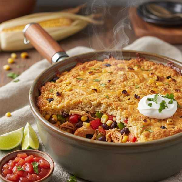 Slow Cooker Tamale Casserole Delight recipe