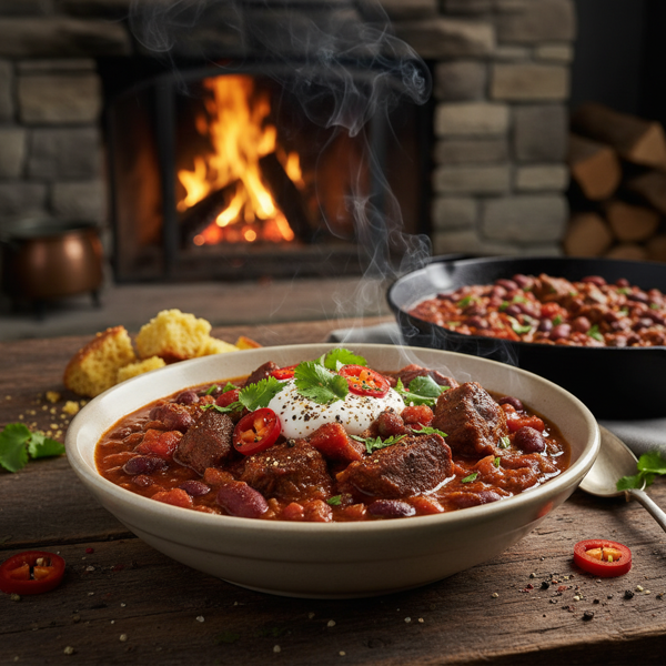 Smokey Hearth Chili recipe