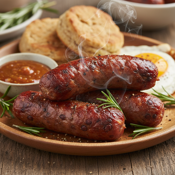 Smoky Adzuki Bean Breakfast Sausage Links recipe