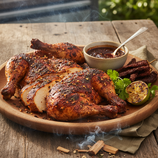 Smoky Ancho Chile Marinade for Grilled Chicken recipe