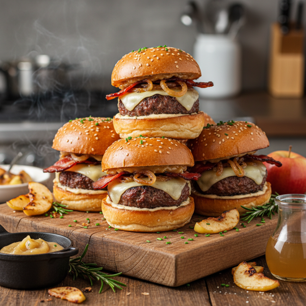 Smoky Applewood Mini Burger Sliders recipe
