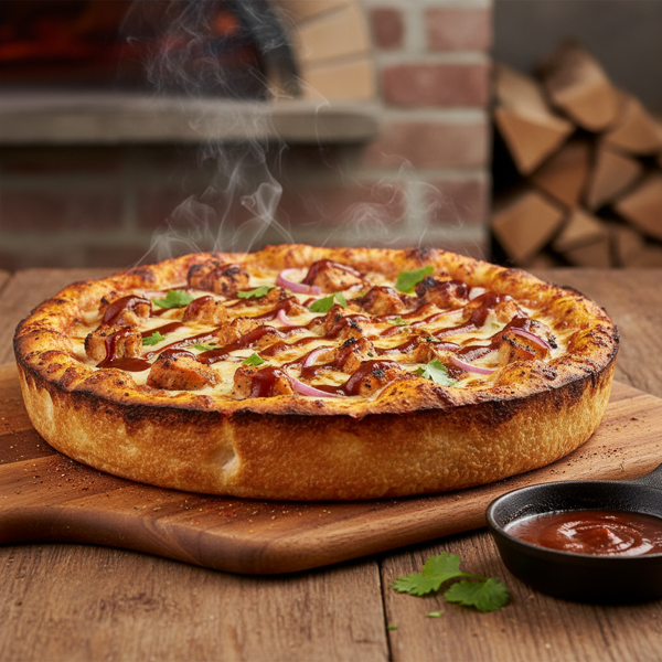 Smoky BBQ Chicken Delight Pizza recipe
