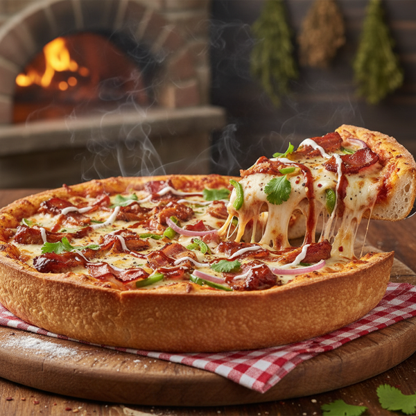 Smoky BBQ Chicken Supreme Pizza recipe