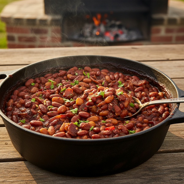 Smoky BBQ Pit Beans Delight recipe