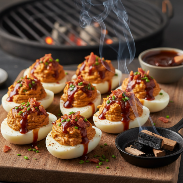 Smoky Barbecue Deviled Eggs Delight recipe