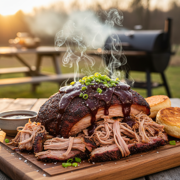 Smoky Barbecued Boston Butt recipe