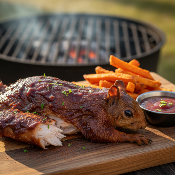 Smoky Barbecued Squirrel Delight recipe
