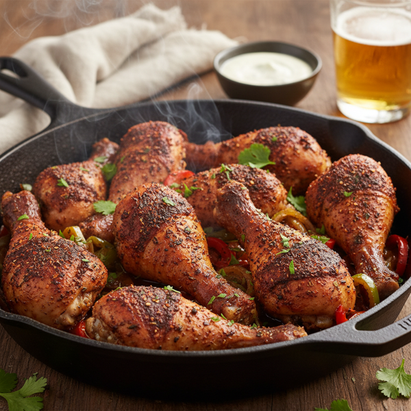 Smoky Cajun Chicken Drummies recipe